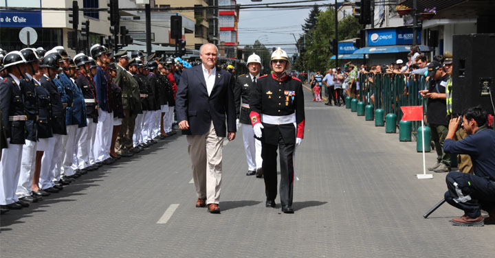 Importantes anuncios durante el 119º aniversario del Cuerpo de Bomberos de Temuco