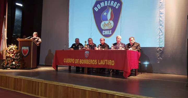 Con la presencia del Presidente Nacional se realizó exitosa Asamblea Regional de Bomberos en la Araucanía