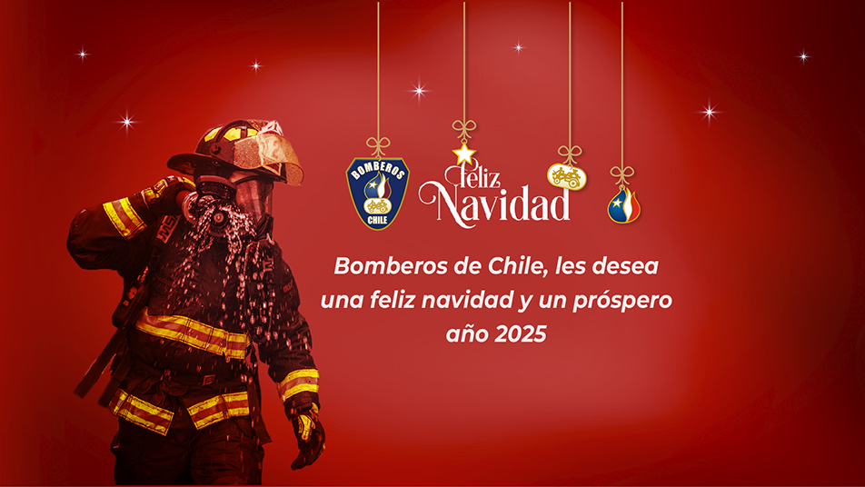 Saludo Navidad y Próspero Año Nuevo del Presidente Bomberos de Chile