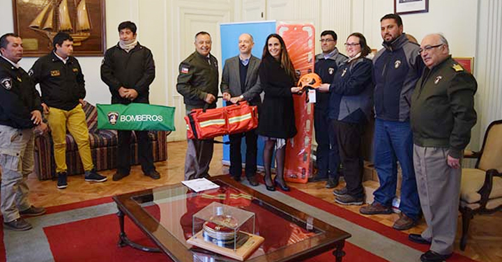 Empresa Methanex Chile entregó equipamiento a Bomberos de la Región de O’Higgins 