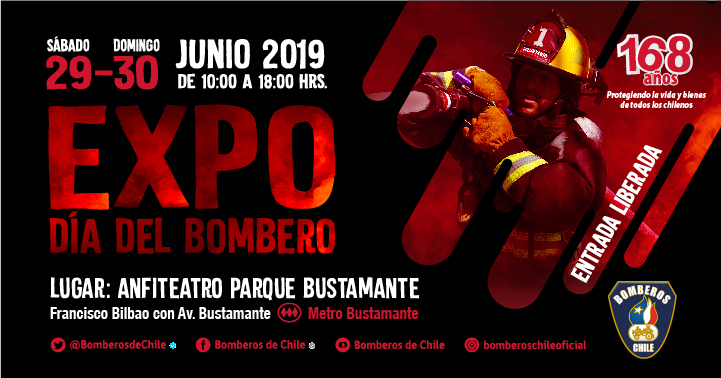 Celebra con nosotros el Día del Bombero 2019