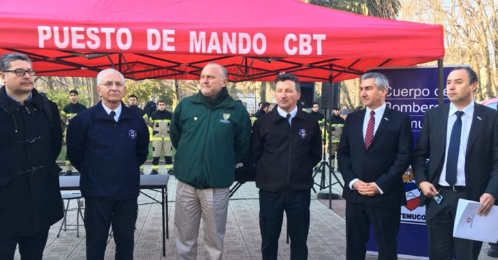 Cerca de 500 voluntarios de Bomberos de Temuco contarán con un seguro de vida