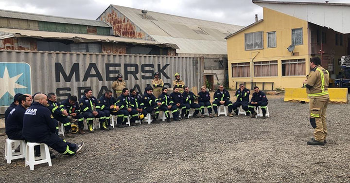 Comandancia realizó auditoria al equipo USAR Bomberos de Valparaíso