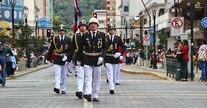 Cuerpo de Bomberos de Temuco celebró su aniversario 121