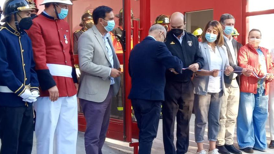 Segunda Compañía de Bomberos de Pinto inaugura nuevo y moderno cuartel