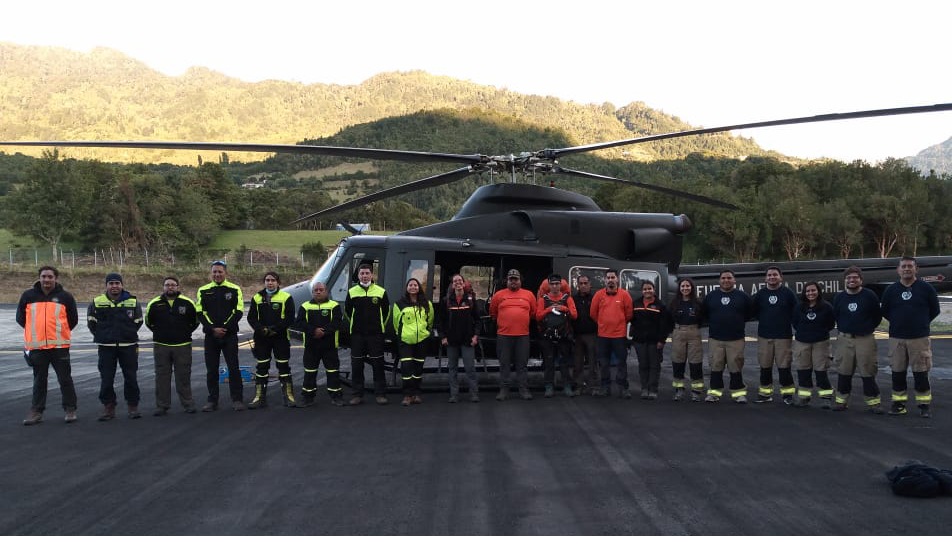 Sistema Nacional de Operaciones moviliza Grupos de Búsqueda y Rescate en Agreste en Cochamó