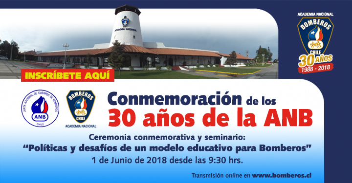 Inscríbete en el Seminario Políticas y Desafíos de un Modelo Educativo para Bomberos