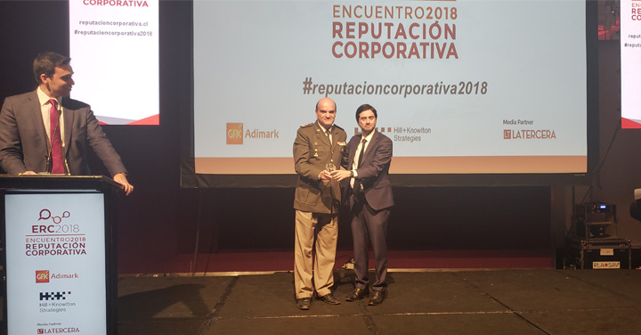 Bomberos de Chile fue reconocida como la institución con mejor reputación corporativa