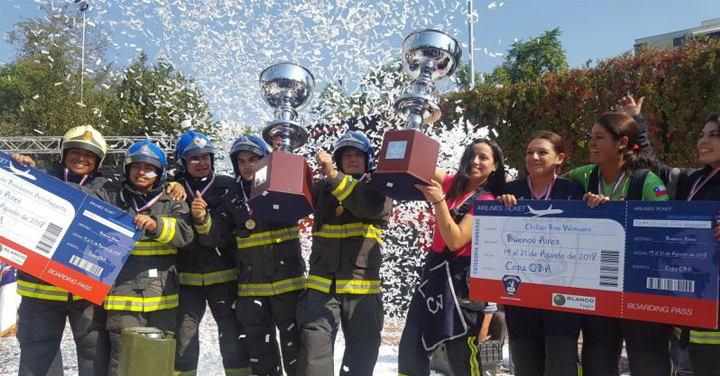 Chillán y Antofagasta se coronaron ganadores de la Gran Final del Desafío Bomberos de Chile 2018 