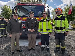 Entregan Carro de Rescate Mediano al Cuerpo de Bomberos de Paillaco