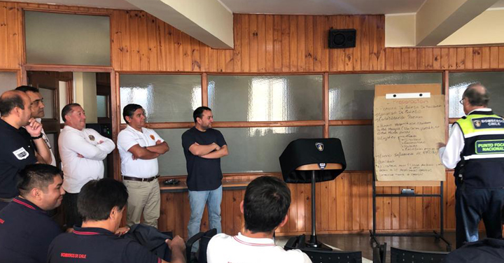 Jornada GTO de Incendio de Interfase Forestal en Región de Valparaíso