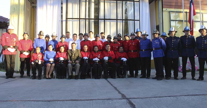 Bomberos de Rauco celebró 24 años de vida institucional