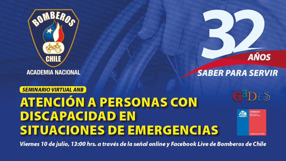 Seminario virtual ANB: Atención a personas con discapacidad en situaciones de emergencias