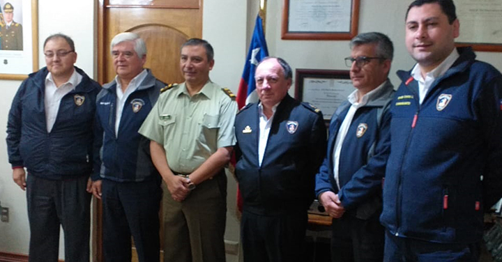 Visita protocolar al Jefe de Zona de Carabineros del Bío Bío