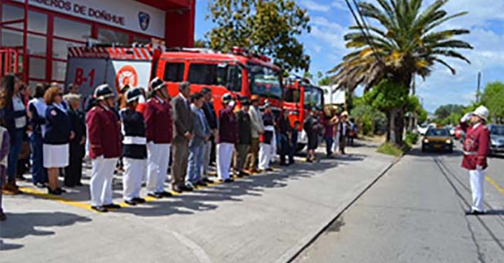 Cuerpo de Bomberos de Doñihue conmemoró un nuevo aniversario