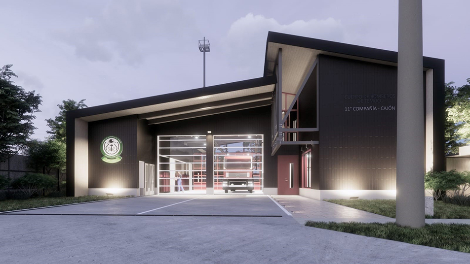 Finaliza proceso de diseño del nuevo cuartel de la Undécima Compañía de Bomberos de Temuco