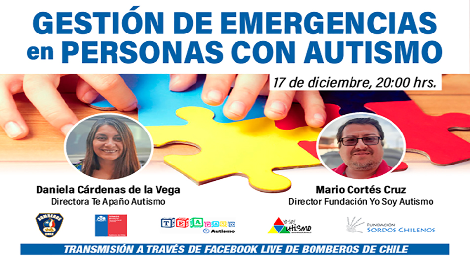 ANB invita a participar en la charla “Gestión de Emergencias en Personas con Autismo”