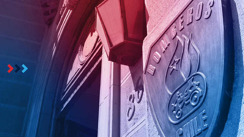 Bomberos de Chile comunica sobre voluntario accidentado en Incendio Forestal producido en Pudahuel 