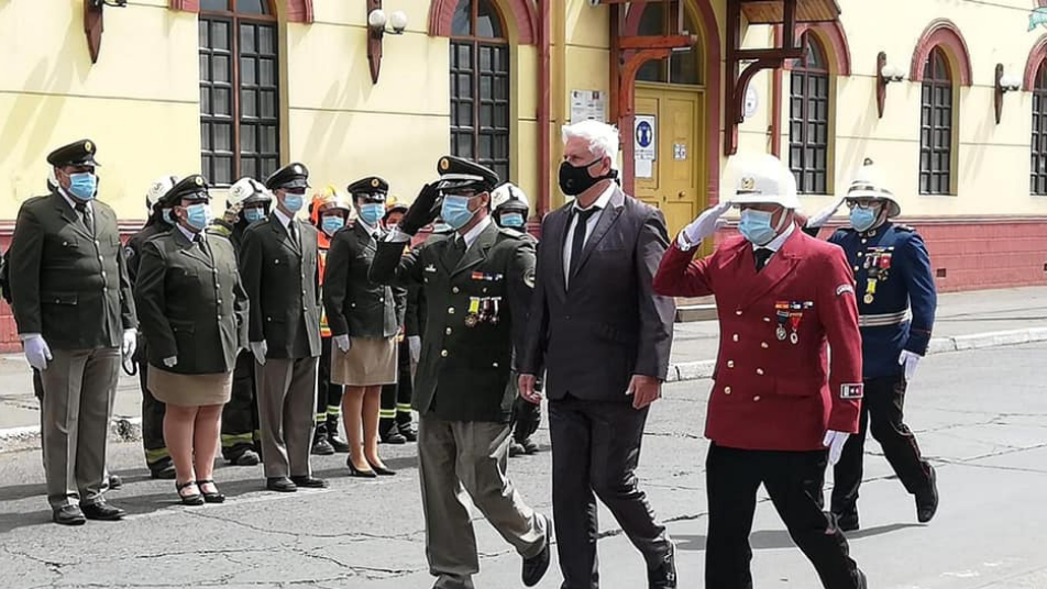 Cuerpo de Bomberos de Lautaro celebró aniversario 114°