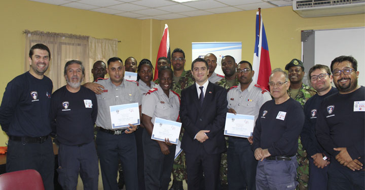 Academia Nacional de Bomberos forma instructores de Rescate Urbano en países miembros de CARICOM