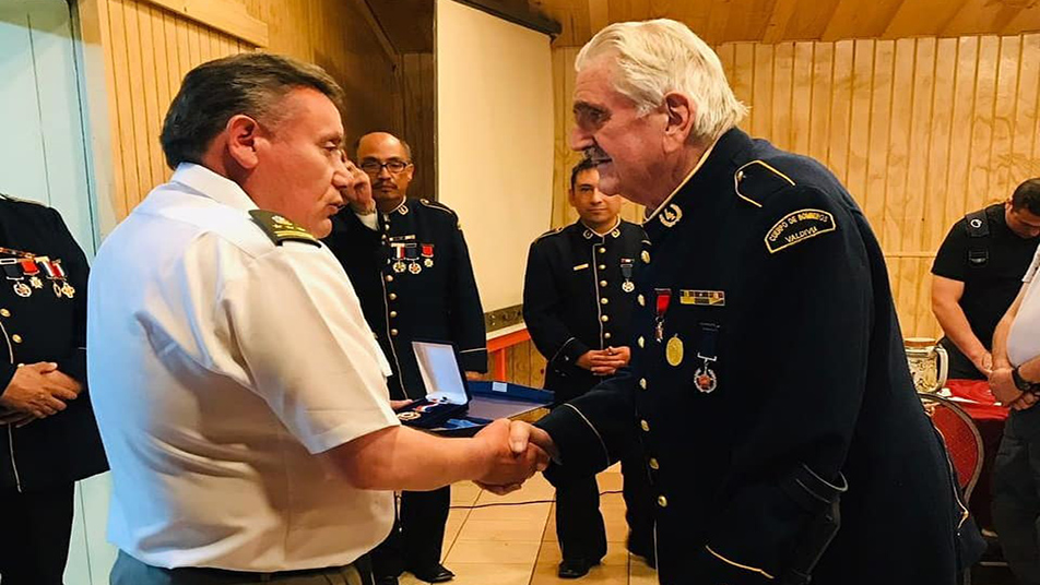 Pesar por fallecimiento de ex Comandante del Cuerpo de Bomberos de Valdivia