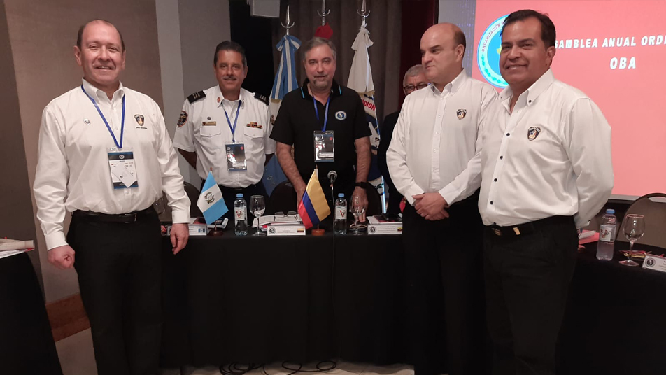 Asamblea Anual OBA 2022: Presidente Nacional de Bomberos de Chile es investido Vicepresidente de la organización