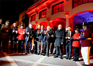 Entregan remodelación del cuartel general de Bomberos de La Serena 