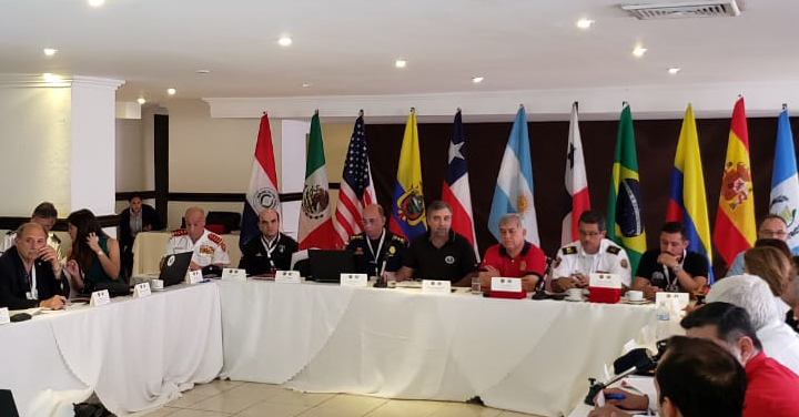 Presidente Nacional de Bomberos asiste a la asamblea anual de la OBA en Panamá