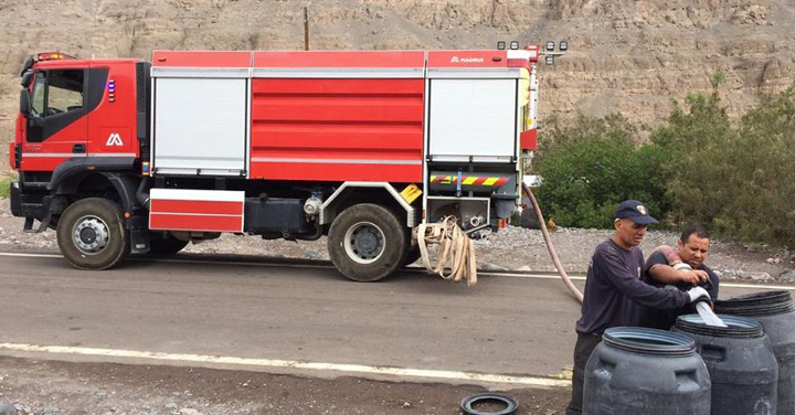 Bomberos realizó ayuda a damnificados por lluvia altiplánica 