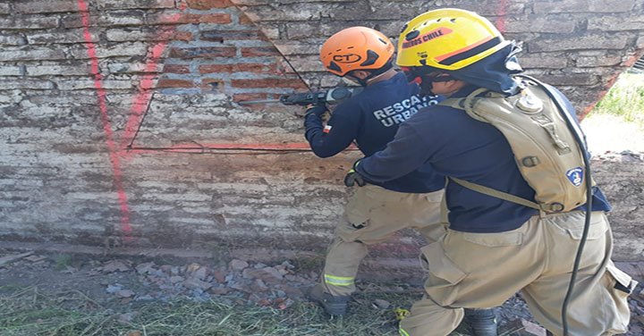 Ejercicio conjunto entre Grupo USAR ERU y Grupo USAR Cachapoal