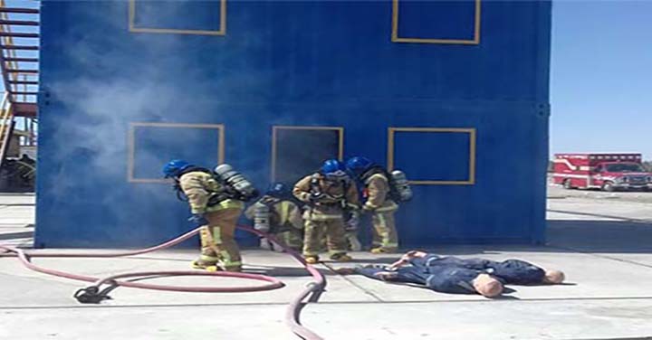 Bomberos de Bolivia se capacitan en Campus de Entrenamiento Norte