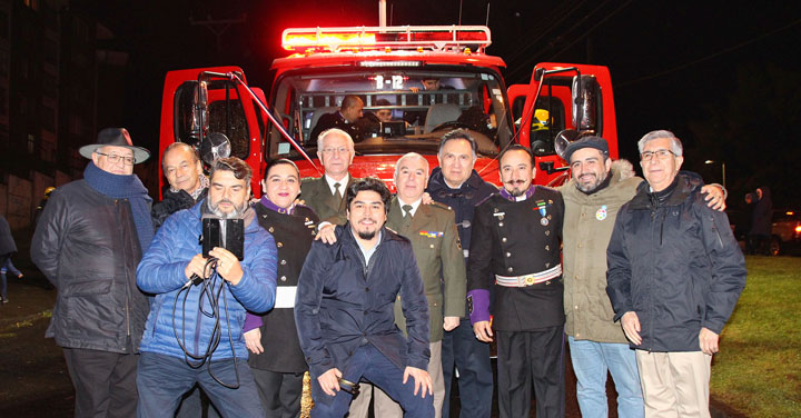 Bomberos de sector Fundo El Carmen de Temuco recibieron nuevo carro bomba