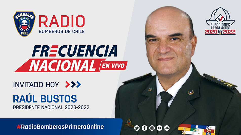 Entrevista Raúl Bustos Zavala, reelecto Presidente Nacional de Bomberos de Chile