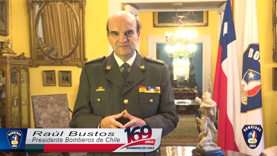 Saludo a los Bomberos y Bomberas del país con motivo del 169° Aniversario de Bomberos de Chile