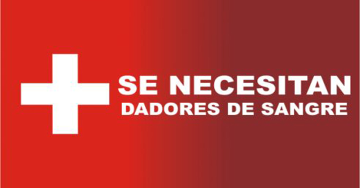 Con urgencia se necesitan dadores de sangre 