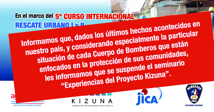 Curso Internacional Búsqueda y Rescate Urbano Kizuna concluye el 26 con actividades de cierre