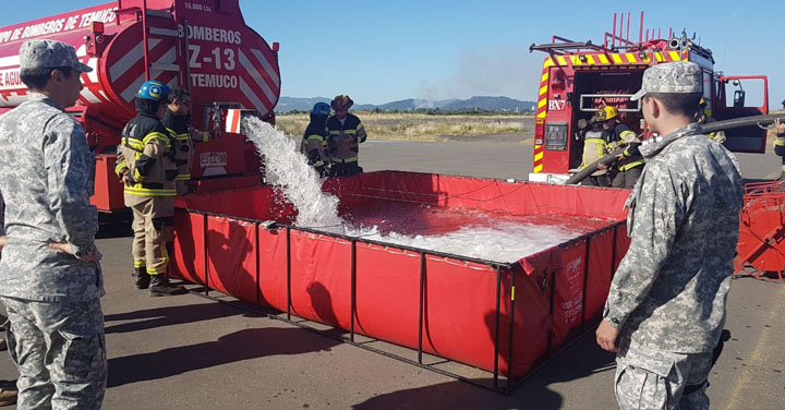 Cuerpo de Bomberos de Temuco dispuso acuartelamiento preventivo por altas temperaturas en la región