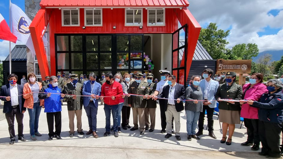 Quinta Compañía de Futrono inauguró nuevo cuartel en Curriñe