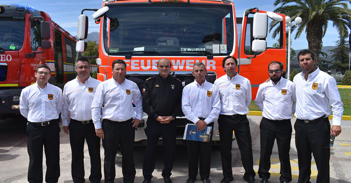 Nuevos carros para los Cuerpos de Bomberos de La Unión, Dalcahue, Ñuñoa, Limache, Colina y Punitaqui