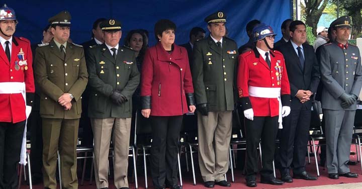 Presidente Nacional participó en el Aniversario del Cuerpo de Bomberos de Linares