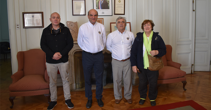 Cuerpo de Bomberos de Puchuncaví se reunió con el Presidente Nacional