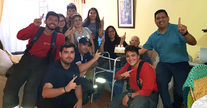 Antofagasta celebró los 85 años de su voluntario insigne, Gastón Pasten