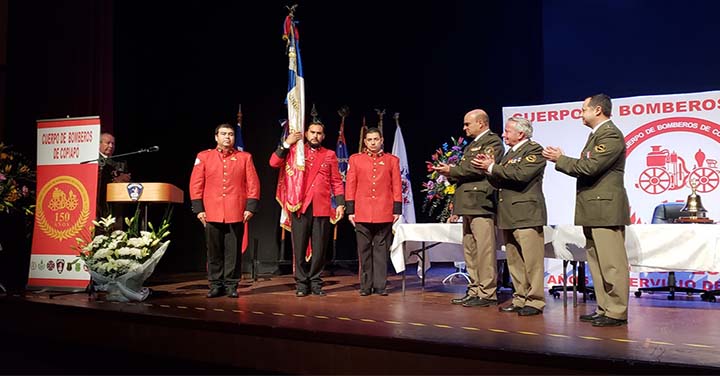 Bomberos de Copiapó conmemoraron con Sesión Solemne sus 150 años 