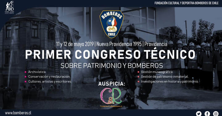 Tranmisión On Line : Sábado 11 y Domingo 12 de mayo Primer Congreso Técnico sobre Patrimonio y Bomberos