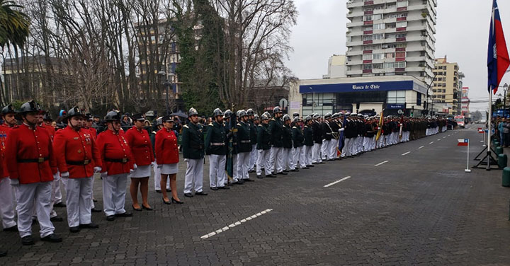 Presidente Nacional participó en celebración del Día del Bombero en Temuco