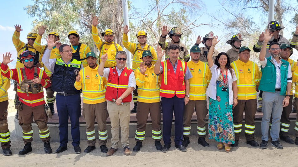 Bomberos de Chile adhiere al llamado de prevención de incendios forestales