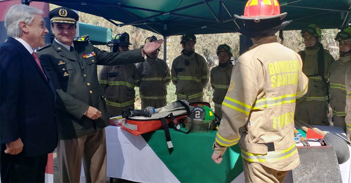 Presidente de Bomberos participó en presentación del Plan Nacional de Prevención y Combate de Incendio Forestales de CONAF