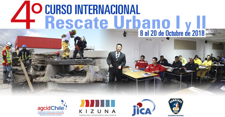 Bomberos participarán de IV Curso Internacional Búsqueda y Rescate Urbano I y II