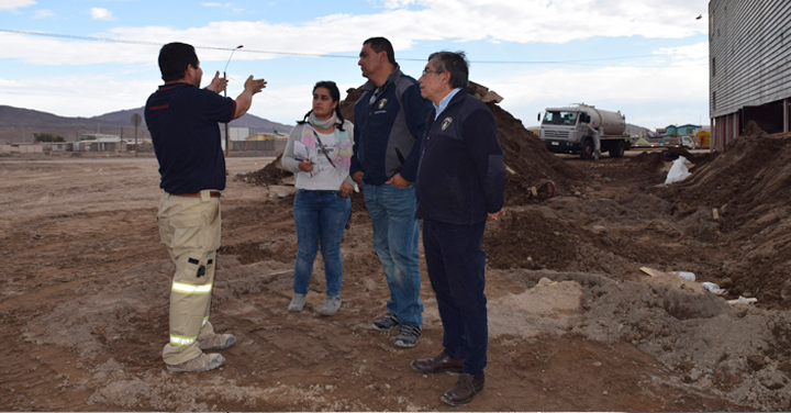 Vicepresidente Nacional recorrió Cuerpos de Bomberos de la Región de Atacama