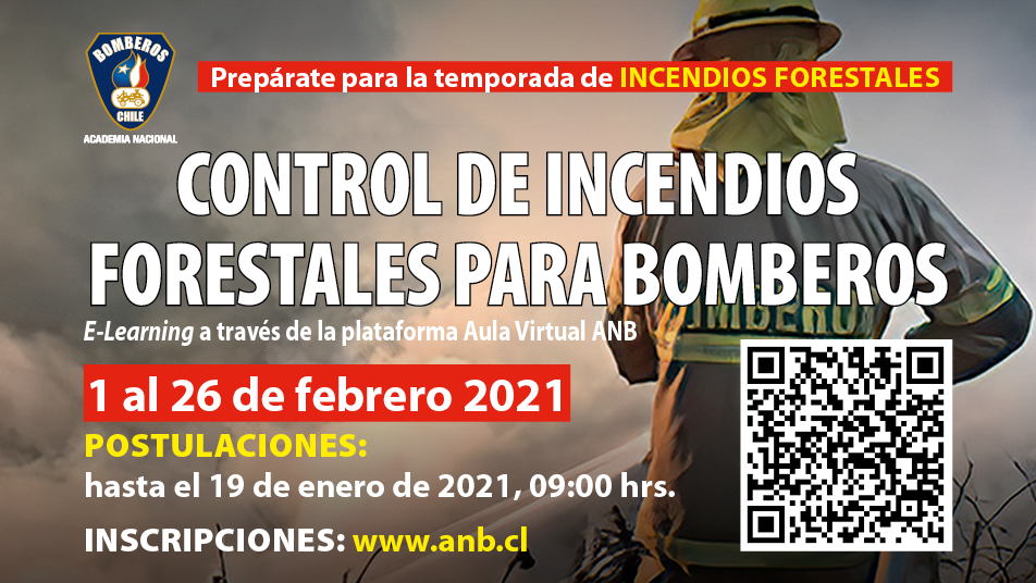 Se extiende Segunda Convocatoria para curso de “Control de Incendios Forestales para Bomberos”